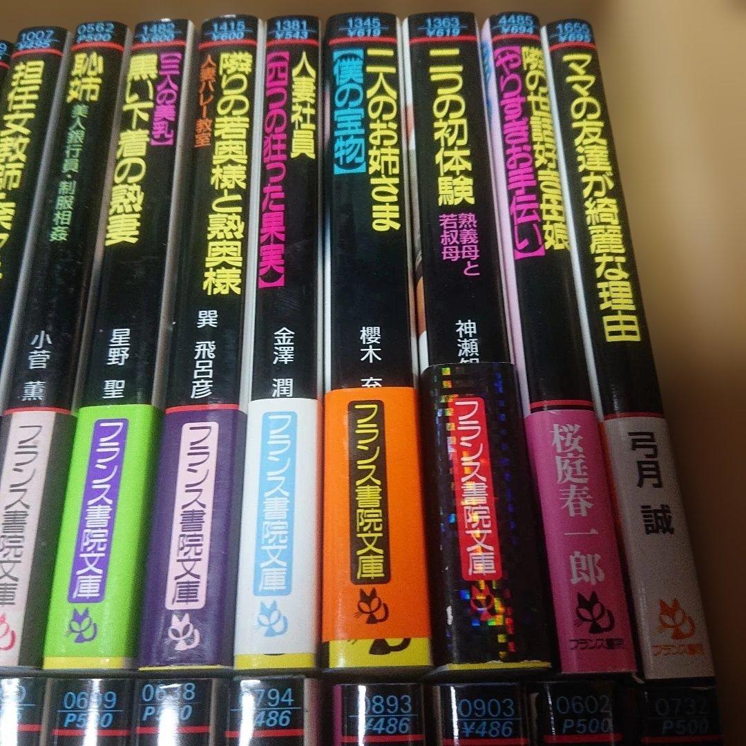 フランス書院文庫　60冊セット　まとめ売り