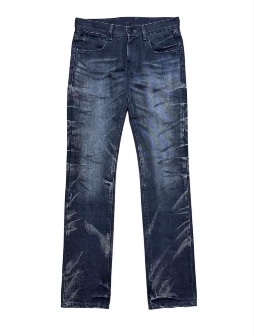 Neil Barrett BLACKBARRETT コーティングデニム ブラック - メルカリ