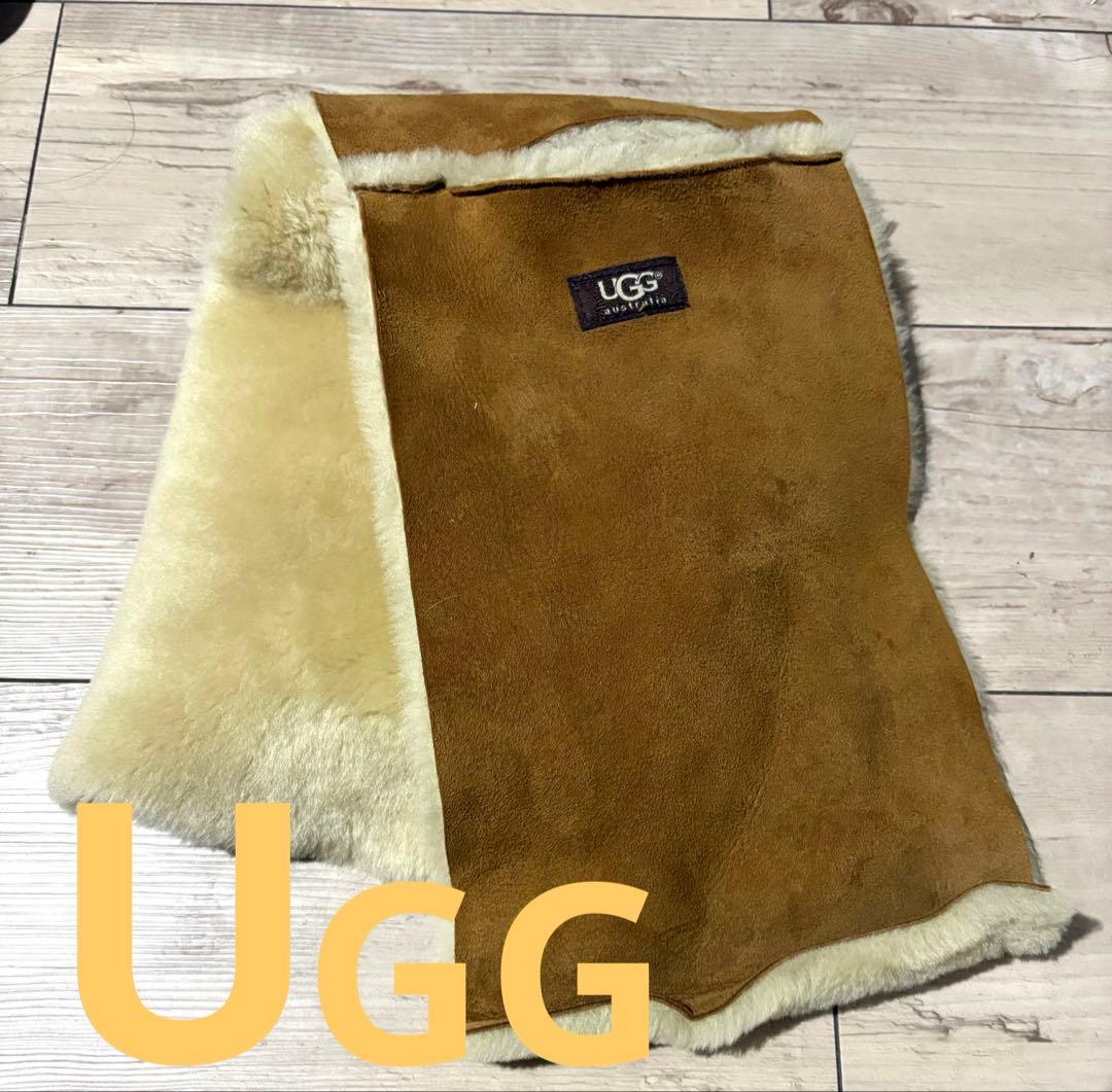 UGGリバーシブルムートンマフラー UGG（アグ） マフラー AW UGGfluff Rev Scarf フラッフ レヴ スカーフ