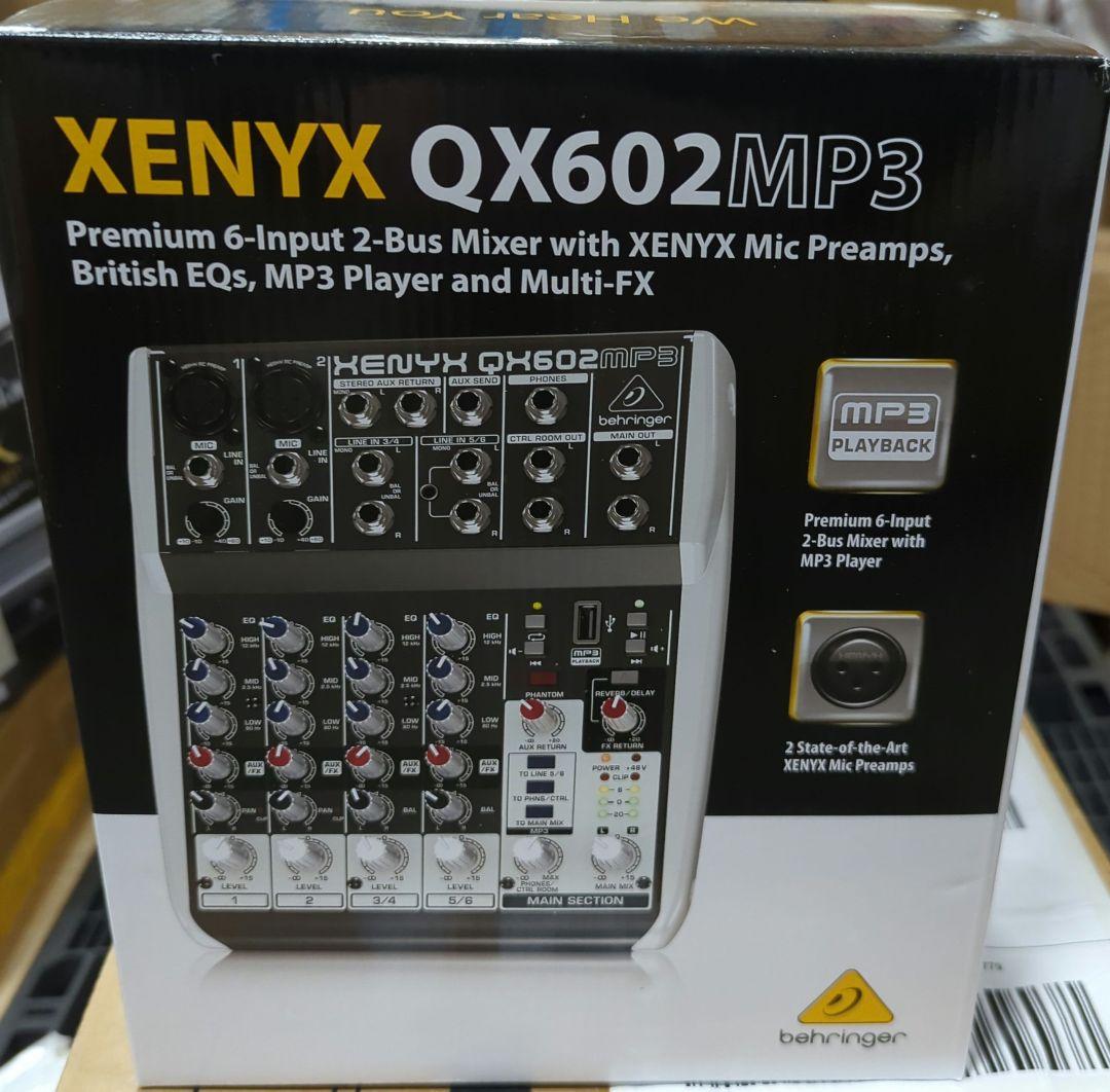 BEHRINGER XENYX アナログミキサー QX602MP3 - メルカリ