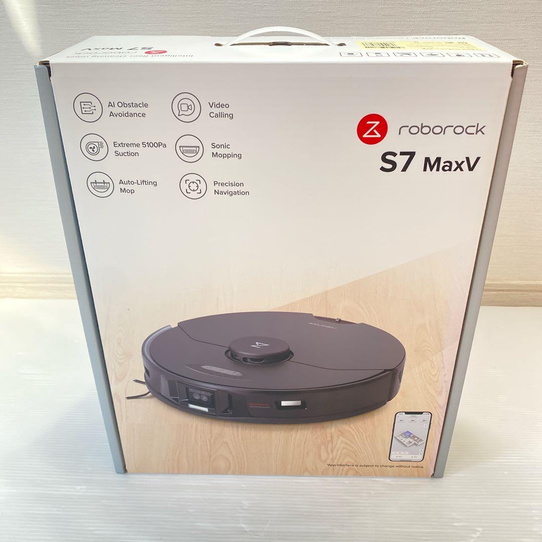 ROBOROCK S7 MaxV ブラック　ロボット掃除機　S7M52-04 Amazon | ロボロック(Roborock) S7 MaxV Ultra(3way自動ドック付き