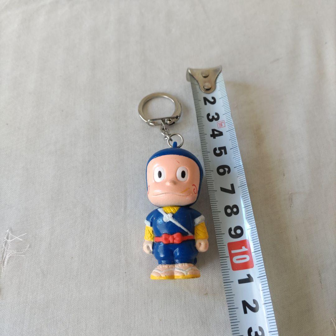 □ 昭和レトロ 当時物 忍者ハットリくん キーホルダー ソフビ □ 藤子