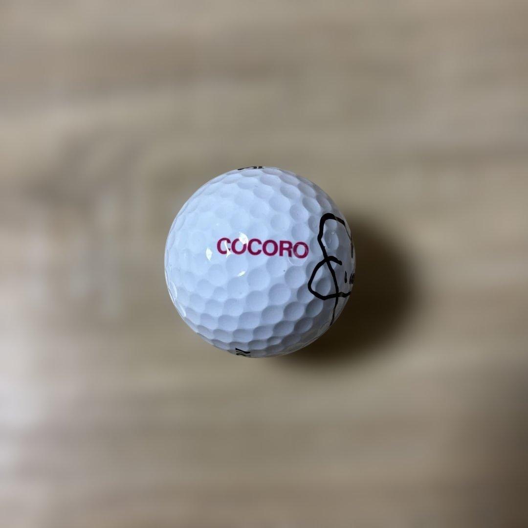 ま*す様 中村心 直筆サインボール ネームオウンボール 女子プロゴルフ JLPG