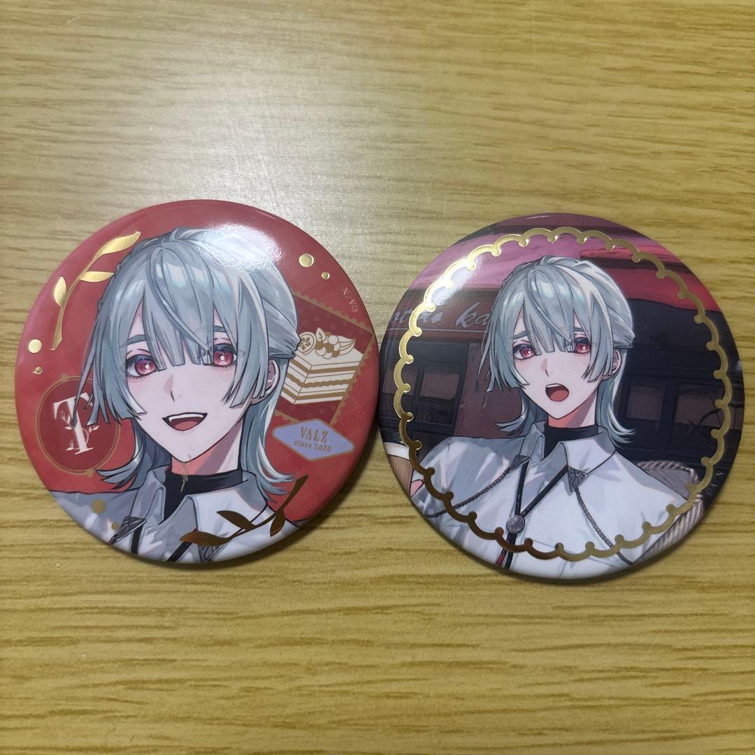 弦月藤士郎 にじさんじ VΔLZ 缶バッジ AGF - メルカリ