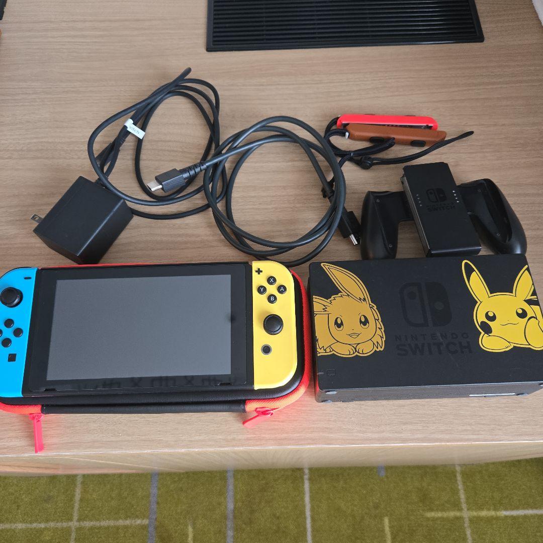 【本日限り】Nintendo Switch 本体セット ピカチュウ ドック Nintendo Switch ポケットモンスター Lets Go！ ピカチュウセット