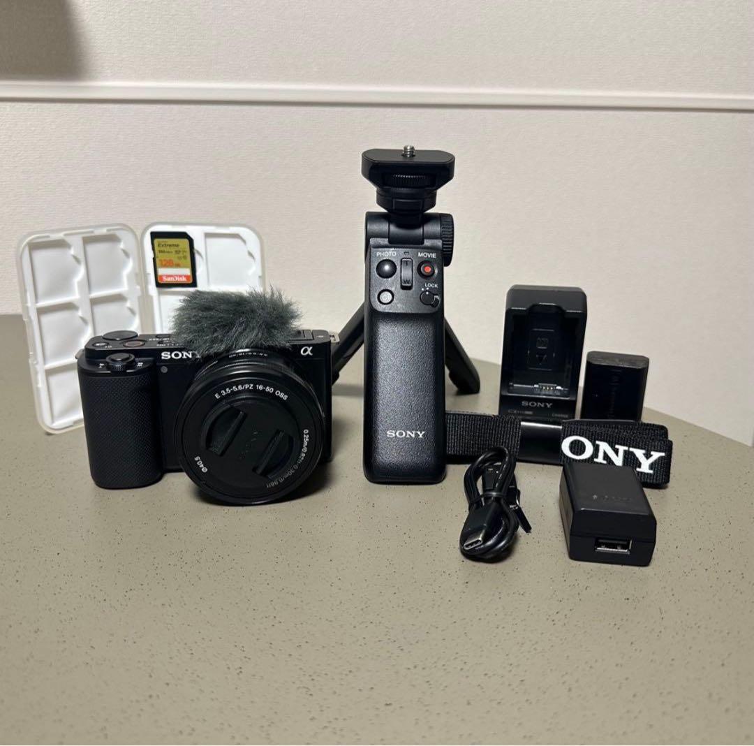 Sony VLOGCAM ZV-E10 + シューティンググリップ SDカード付 ソニー SONY VLOGCAM ZV-E10 シューティンググリップキット [vlog