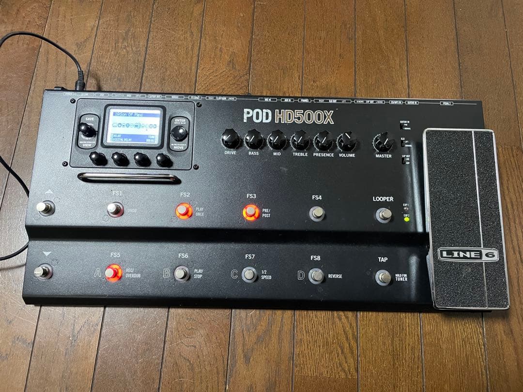 LINE 6 POD HD500X ギターエフェクター 話題のマルチエフェクターLINE6 POD HD500X 製品詳細レビュー! - 島村