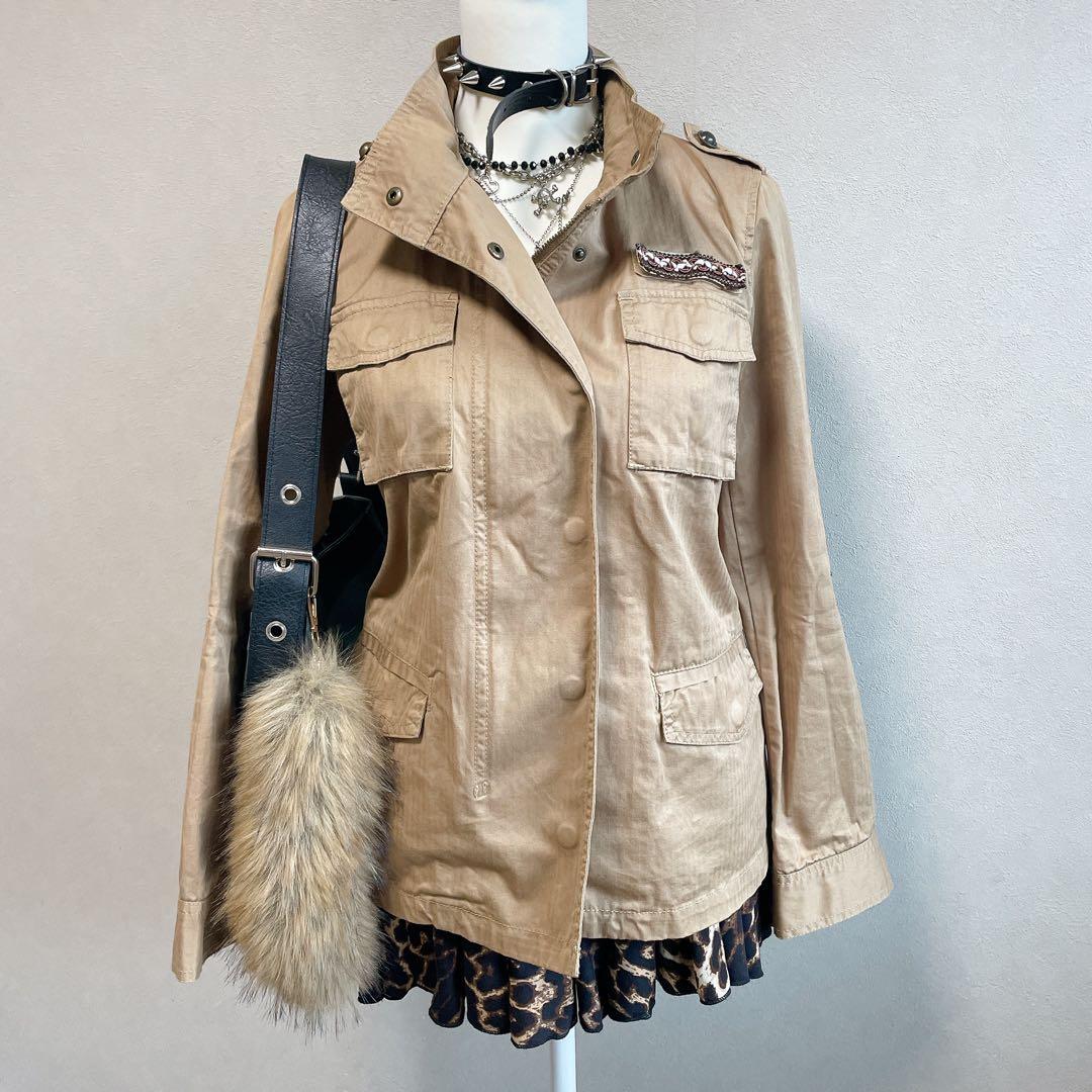 y2k 00 平成ギャル モッズコート ミリタリージャケット フェアリー