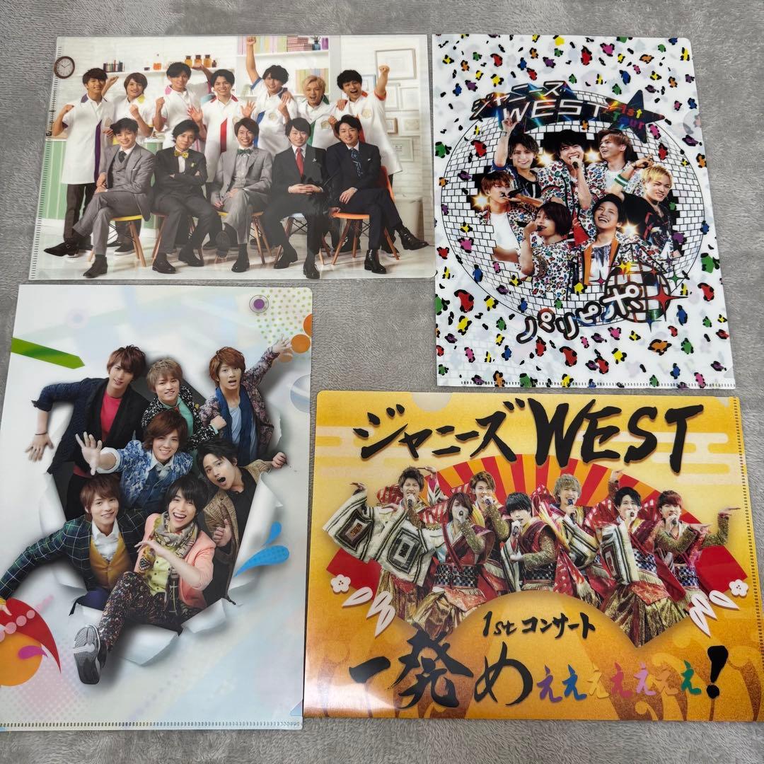 美品、送料込】WEST クリアファイル 4枚セット - メルカリ
