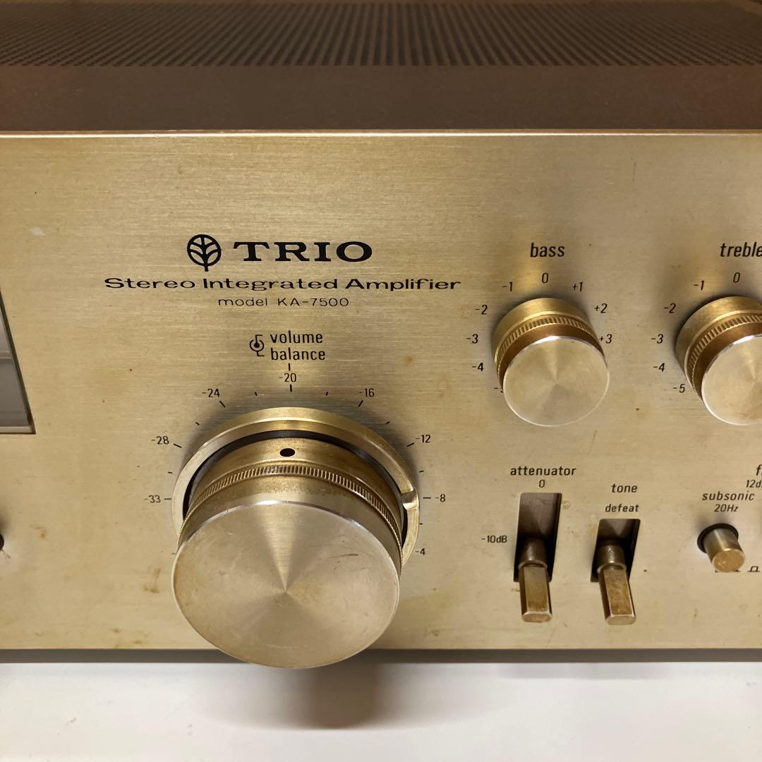 E64 【通電確認済】 TRIO トリオ KA-7500 プリメインアンプ