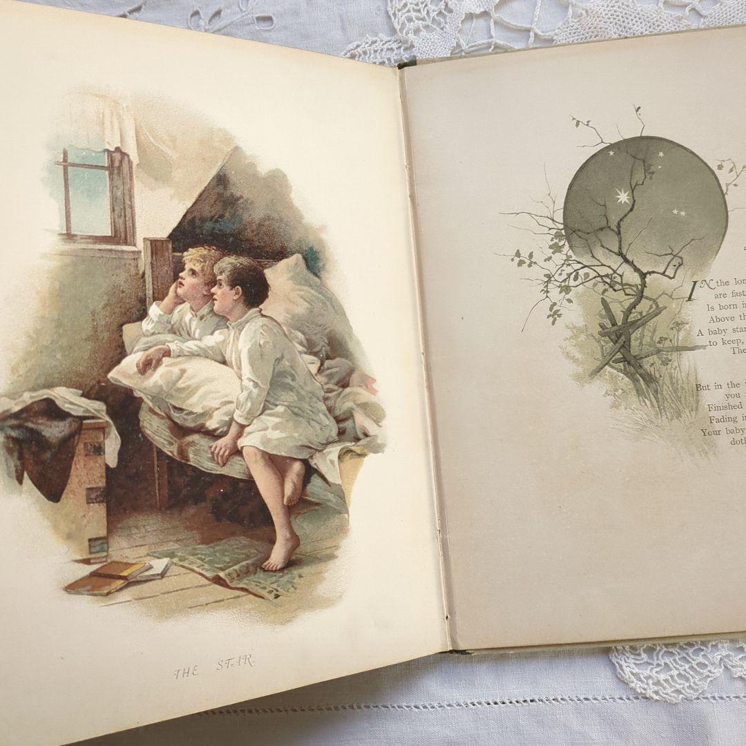 超稀少1888ハリエットベネット絵本 洋書 児童書 アンティーク