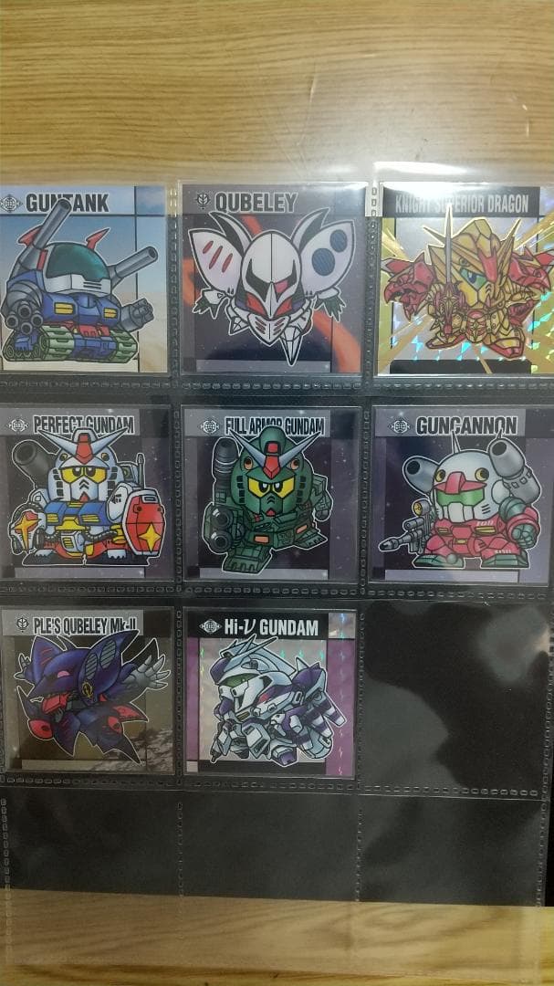 元祖SDガンダムスナック フルコンプ 全32種セット スリーブ入り シート付き