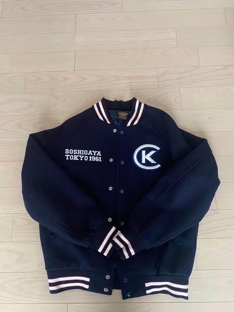 木梨サイクル メルトンスタジャン ネイビー Mサイズ - メルカリ