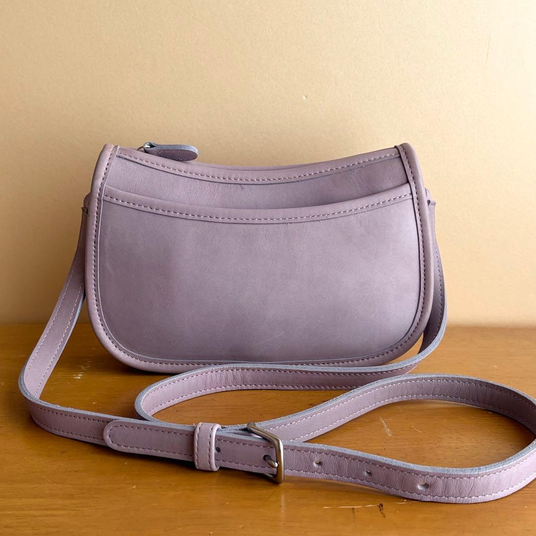 vintage coach オールドコーチ ショルダーバッグ 9031 パープル - メルカリ