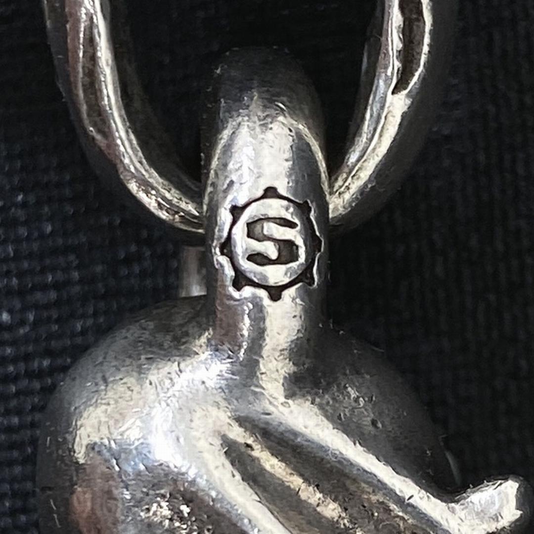 STARLINGEAR シルバー デビルブルーザー スカル キーチェーン アイテム