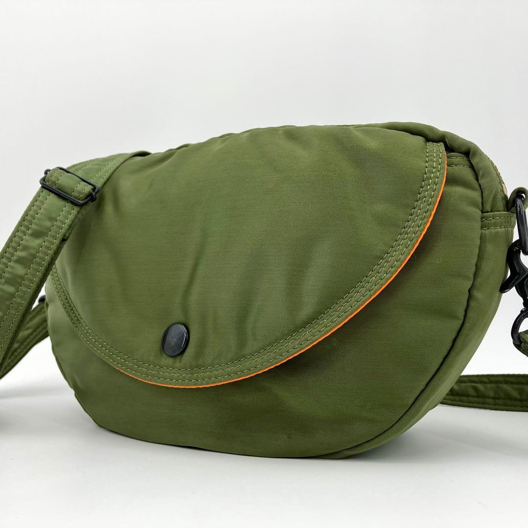 希少✨廃版】ポーター タンカー ショルダーバッグ ハーフムーン セージ