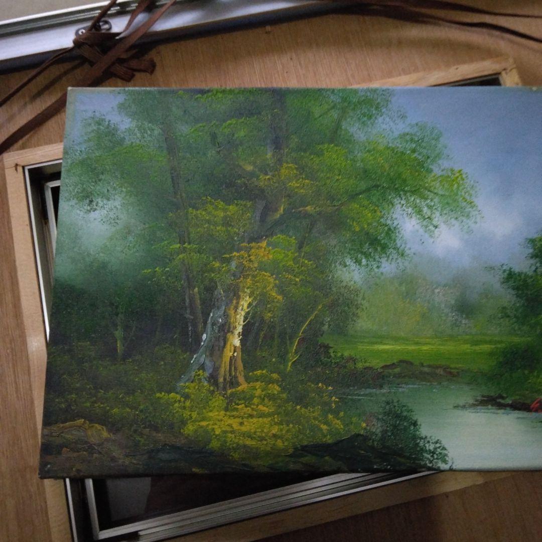 1382S Harry油絵S・ハリー風景画絵画林川