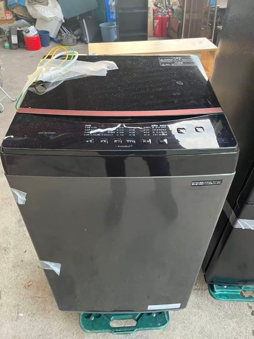 IAW-T605BL 全自動洗濯機 ブラック 2023年製 アイリスオーヤマ【IRIS】6.0kg 全自動洗濯機 ブラック 部屋干しモード