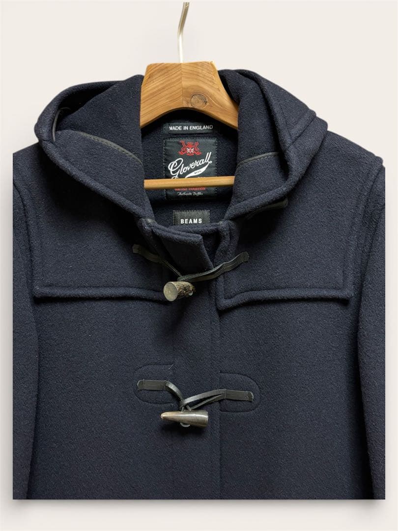 グローバーオール➕ビームス　ネイビー ダッフルコート 中古・古着通販】GLOVER ALL (グローバーオール) BEAMS (ビームス