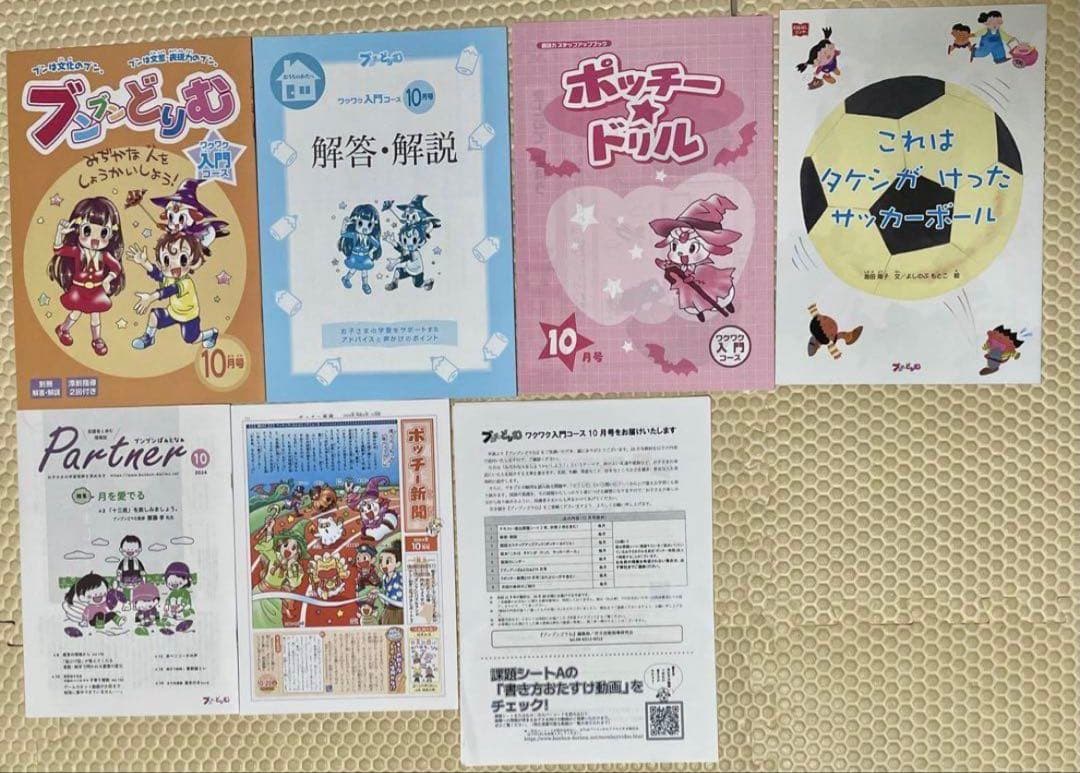 ブンブンどりむ　1年生　2024年未記入　1年分