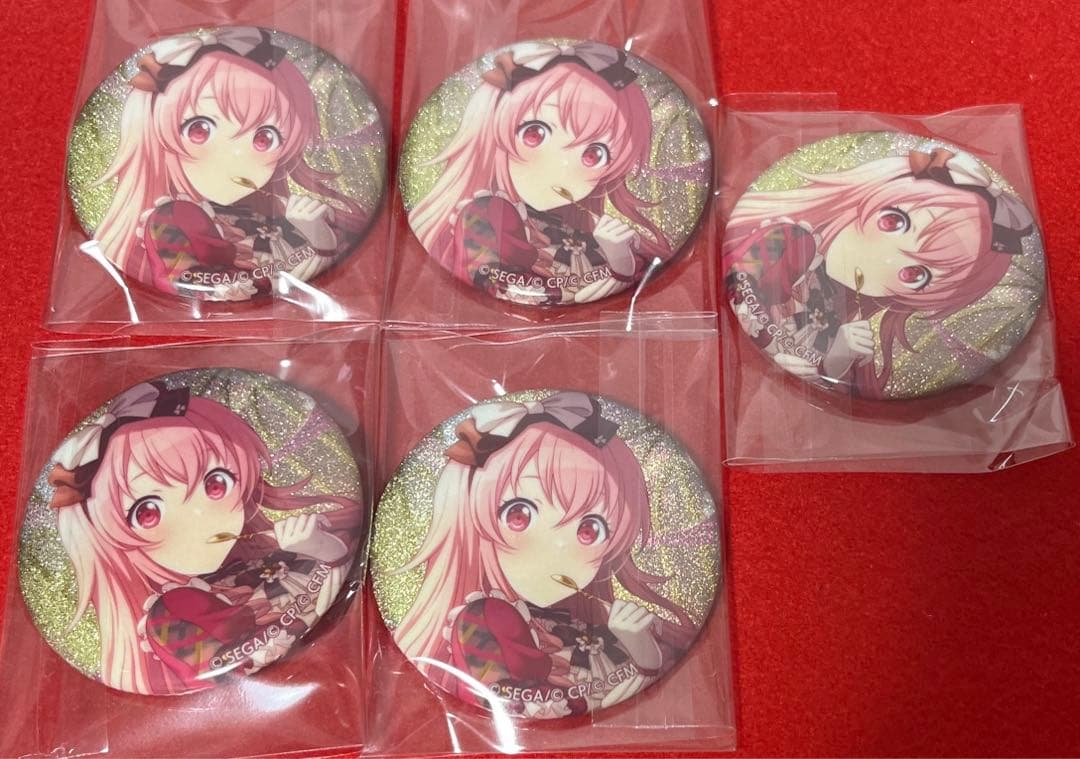 プロジェクトセカイ プロセカ 桃井愛莉 グリッター缶バッジ 16A 5個