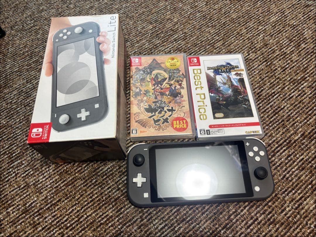 任天堂　switch lite スイッチライト　ソフト2個付き Amazon.co.jp: Nintendo Switch Lite ターコイズ : ゲーム
