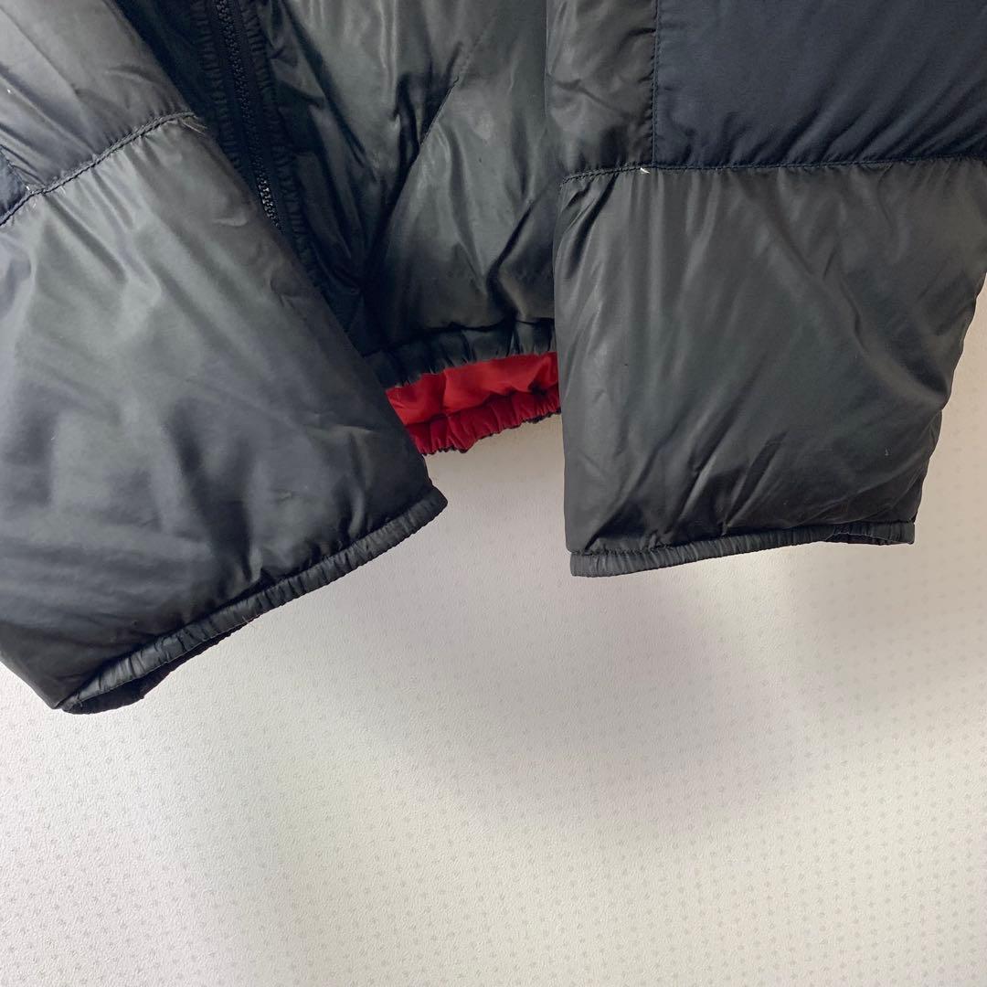 90s Marmot ダウンジャケット M パルバッド 肉厚 ブラック 刺繍ロゴ