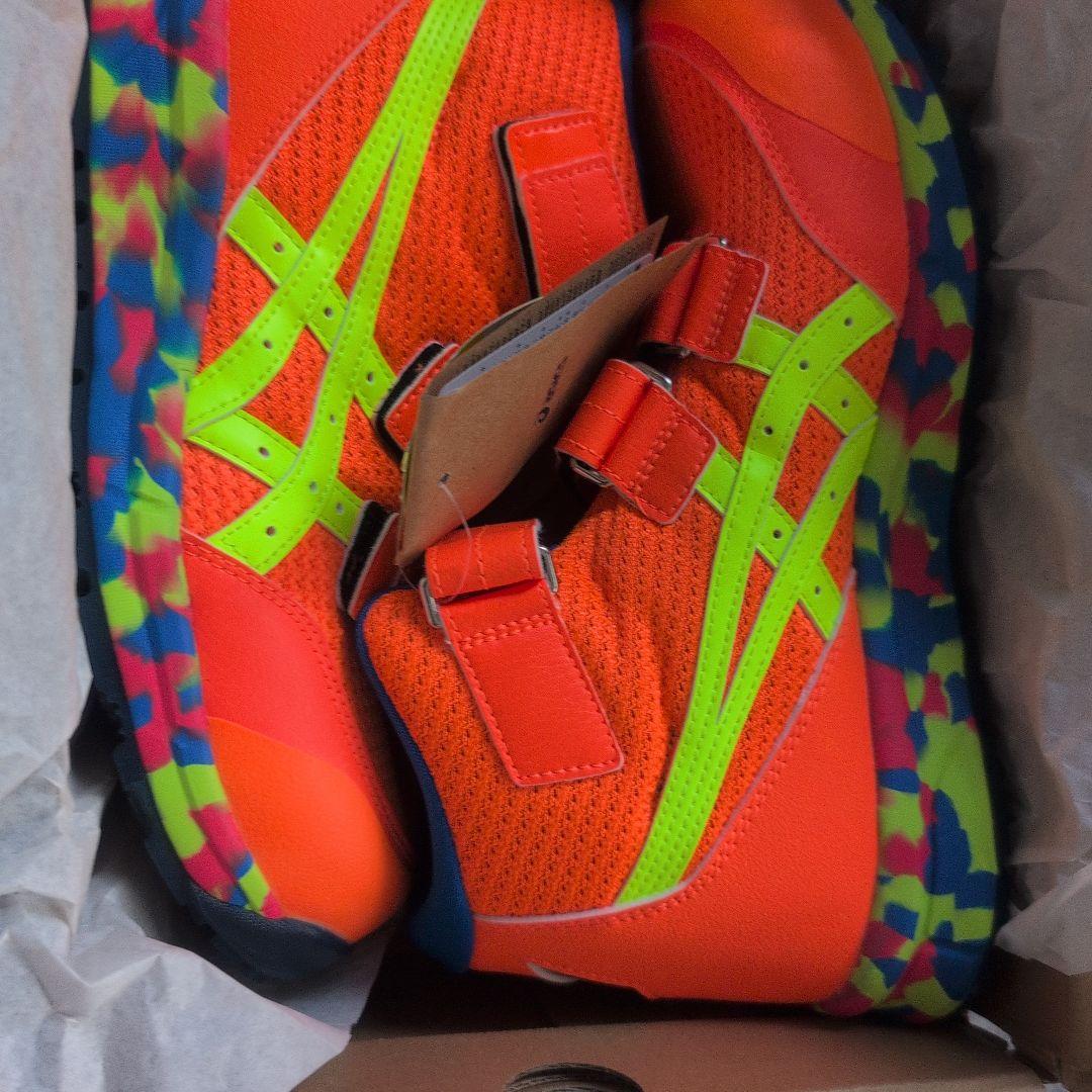 限定色asicsCP20326.0cm 安全靴 アシックス ショッキングオレンジ