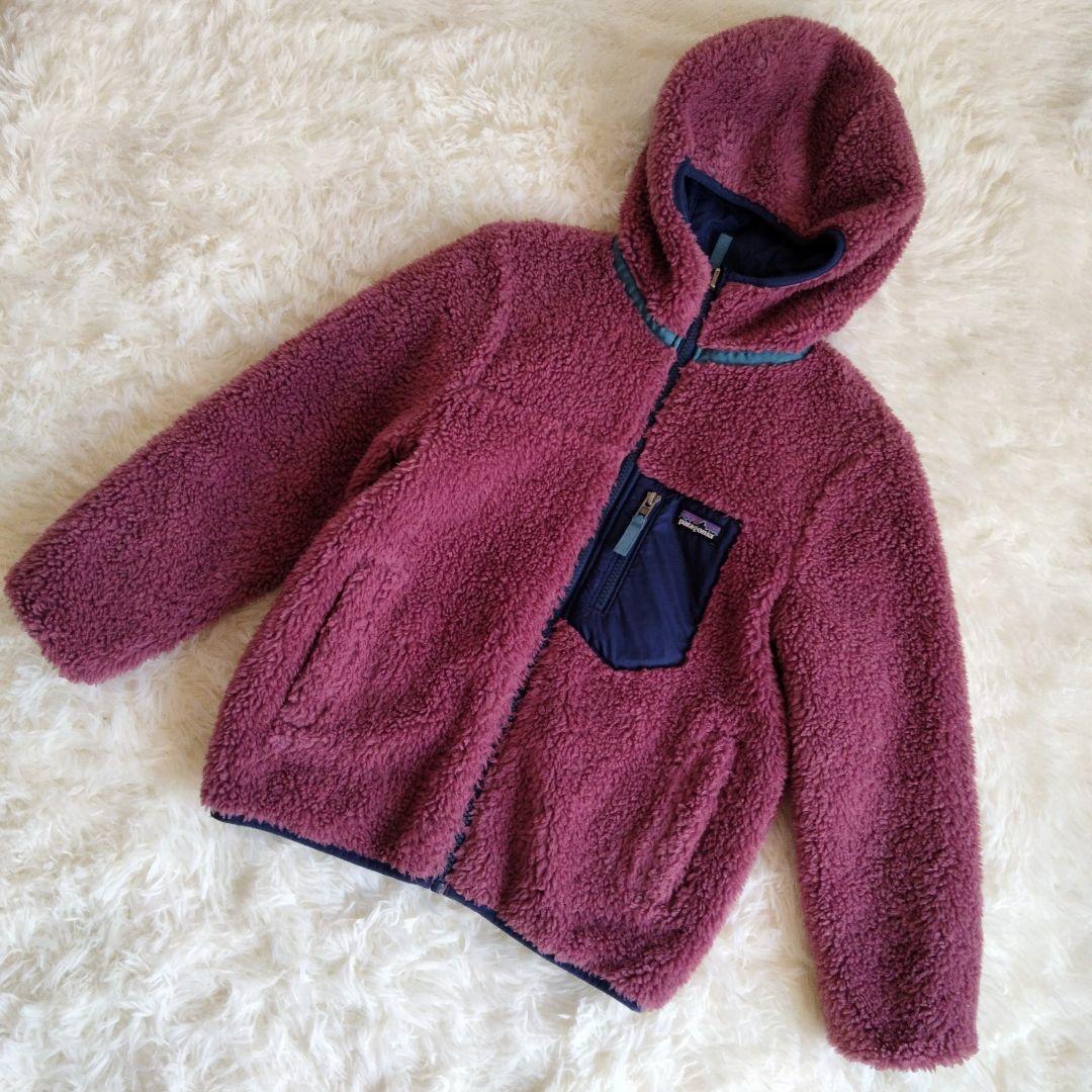 美品☆Patagonia リバーシブル ボアジャケット フーディ キッズS 楽天市場】Patagonia パタゴニア K's Reversible Ready Freddy Hoody