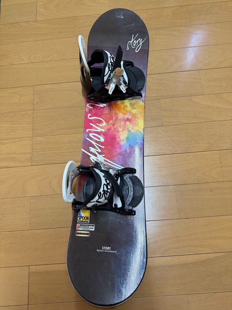 SPOON キッズ スノーボード板100cm &SPOONビンディング付 楽天市場】【キッズ スノーボード2点セット】SPOON 90cm 100cm