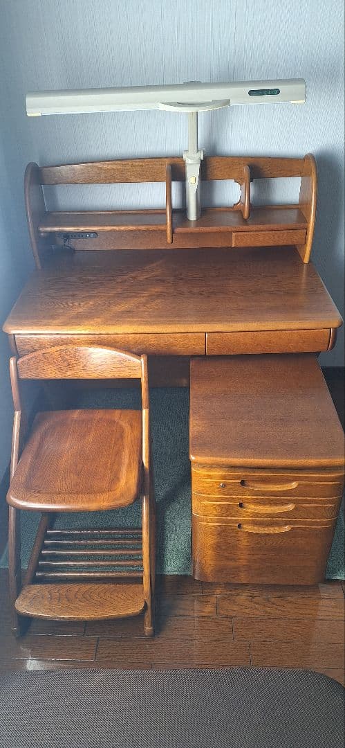 ④浜本工芸学習机のセット(４点フルセットでの購入の方限定)4点目・椅子 浜本工芸 学習デスク・チェアセット No.17デスク【幅110cm】 DSC-41 高