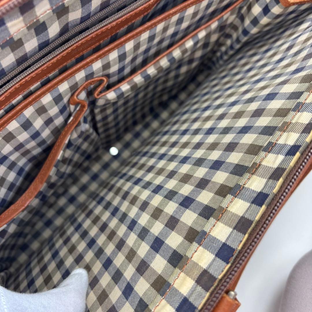 美品 アクアスキュータム マルエム 2way ビジネスバッグ クラブ