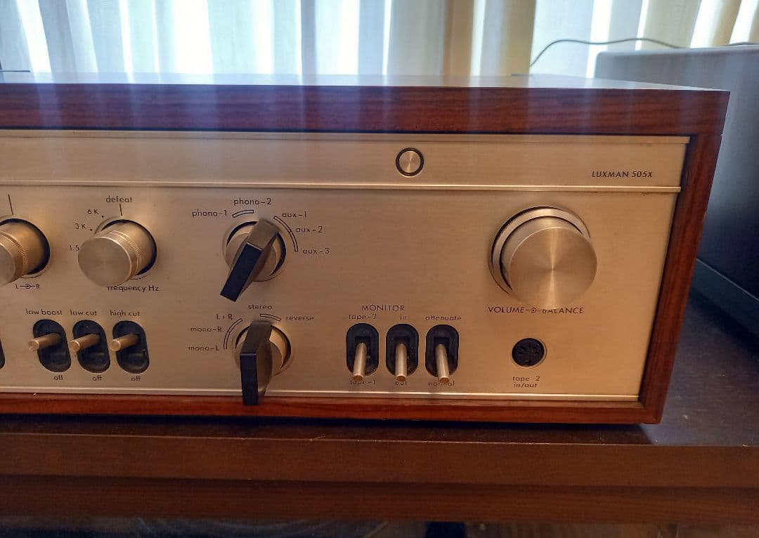 LUXMAN 505X ソリッドステートアンプ 作動品