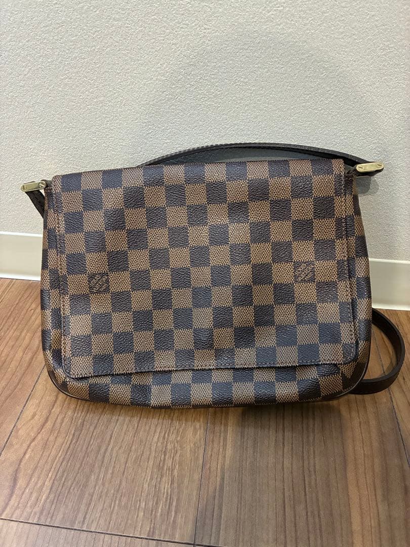 ダミエパターン ショルダーバッグ ブラウン LOUIS VUITTON（ルイ・ヴィトン） ダミエ ポシェット ショルダーバック
