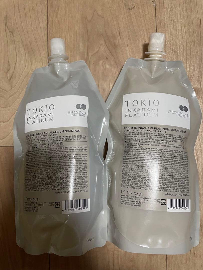 TOKIO IE インカラミ プラチナム シャンプー& トリートメント詰替セット Amazon | 【プラチナム】TOKIO IE インカラミ シャンプー700ml