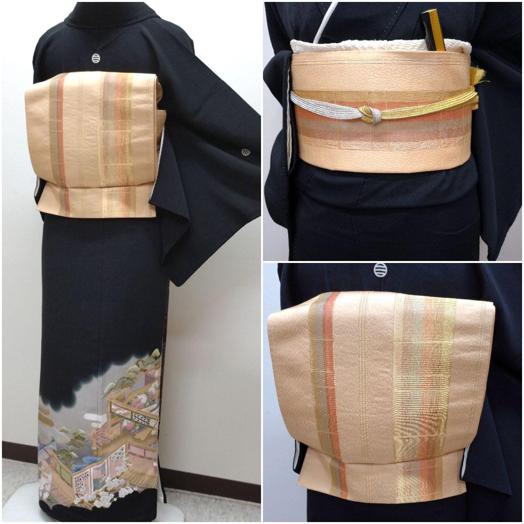 714 半額セール 正絹 友禅 作家もの 黒留袖 5点フルセット - メルカリ