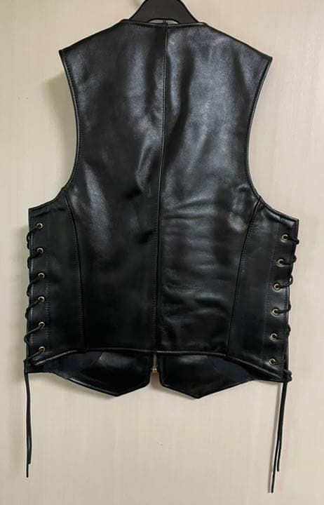 vanson レザーベスト 36インチ ジップ - メルカリ