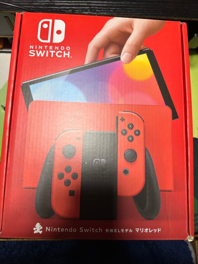 Nintendo Switch 有機ELモデル マリオレッド　SDカード付き Amazon.co.jp: Nintendo Switch(有機ELモデル) マリオレッド : ゲーム