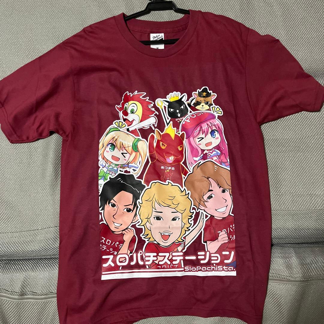 スロパチステーション Tシャツ 赤 スロパチステーション Tシャツ 赤 - メルカリ