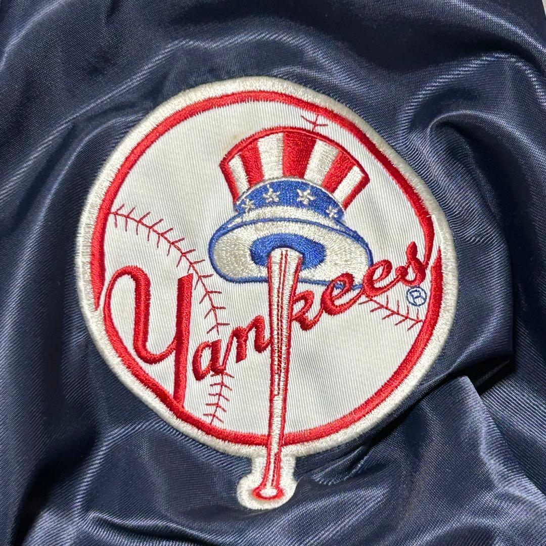 MLBヤンキースナイロンスタジャンビッグロゴ刺繍ワッペンクーパーズ