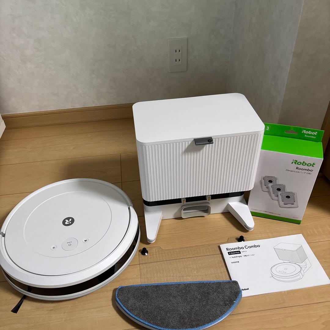 iRobot ルンバCombo 2 Essential + AutoEmpty iRobot ルンバ コンボ 2 Essential robot +AutoEmpty 充電ステーション