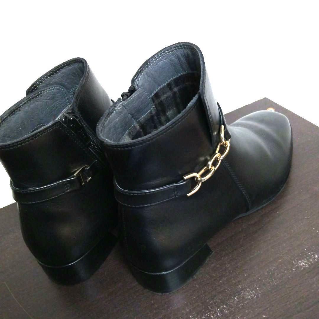 MODE KAORI 2wayチェーン付きショートブーツ ブラック 24.5cm