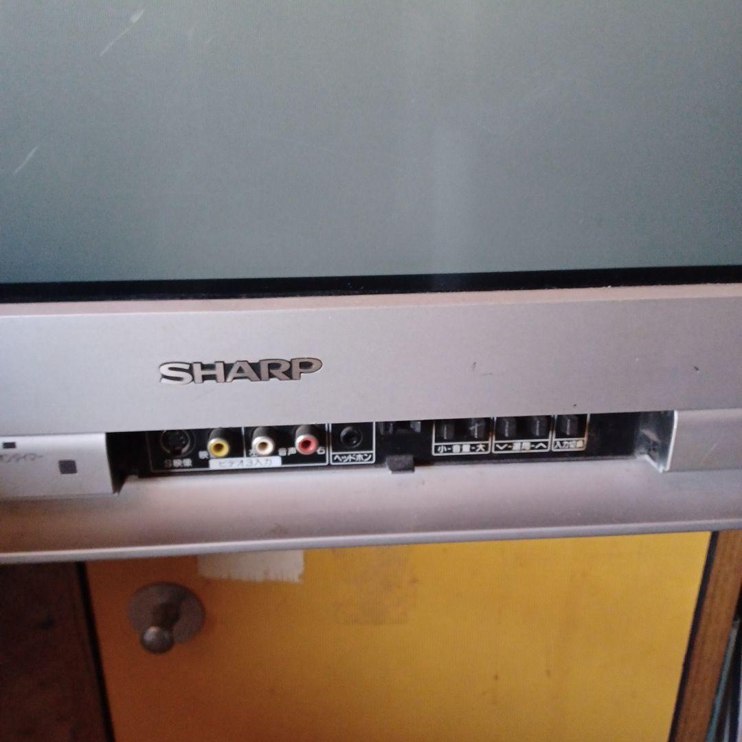 SHARP ブラウン管テレビ21型BS内臓 AV端子付 - メルカリ