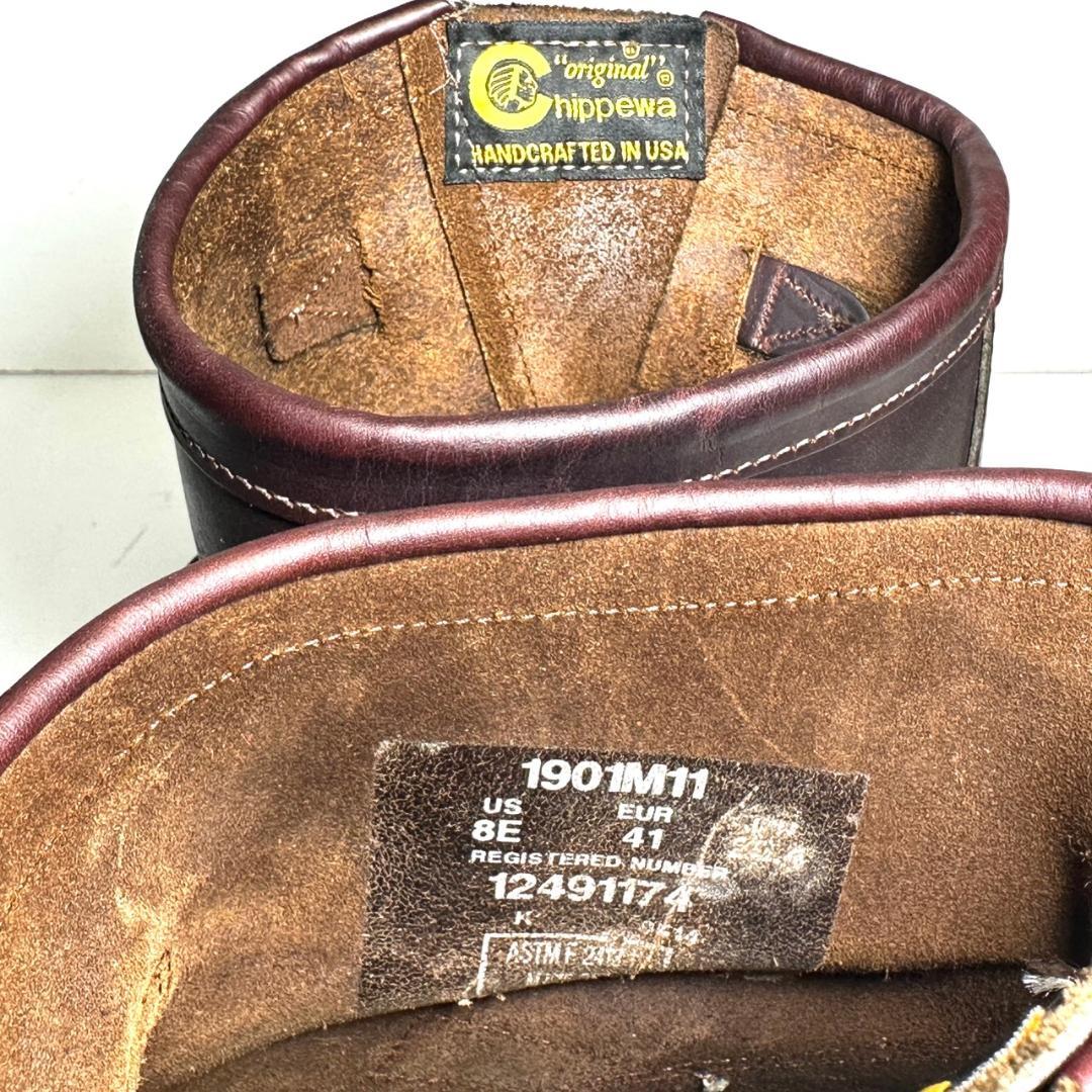 チペワ Chippewa 190M11 エンジニアブーツ スチールトゥ US8E - メルカリ