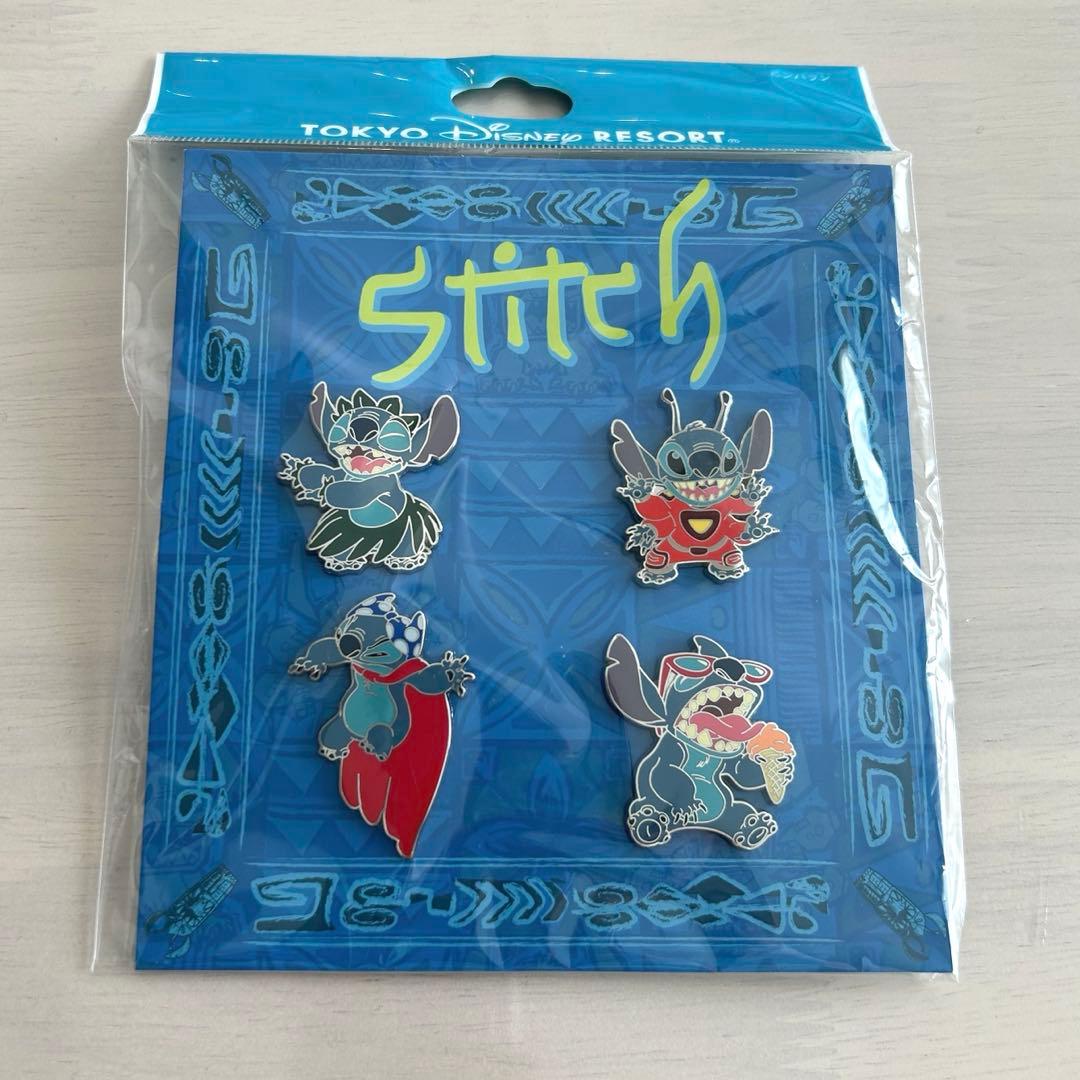 スティッチ ピンバッジ 4個セット - メルカリ