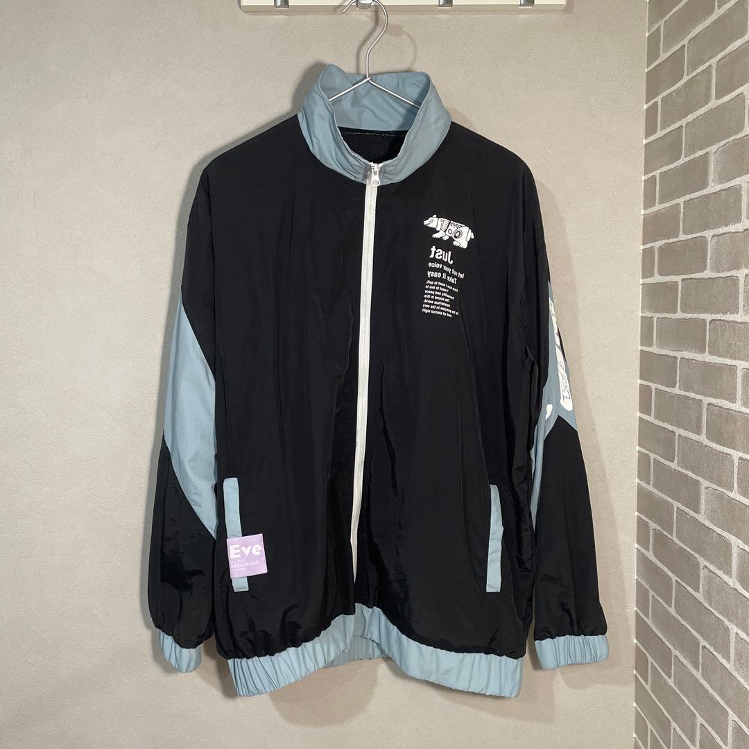Eve】『花嵐』グッズ ジップアップジャケット黒 Mサイズ - メルカリ