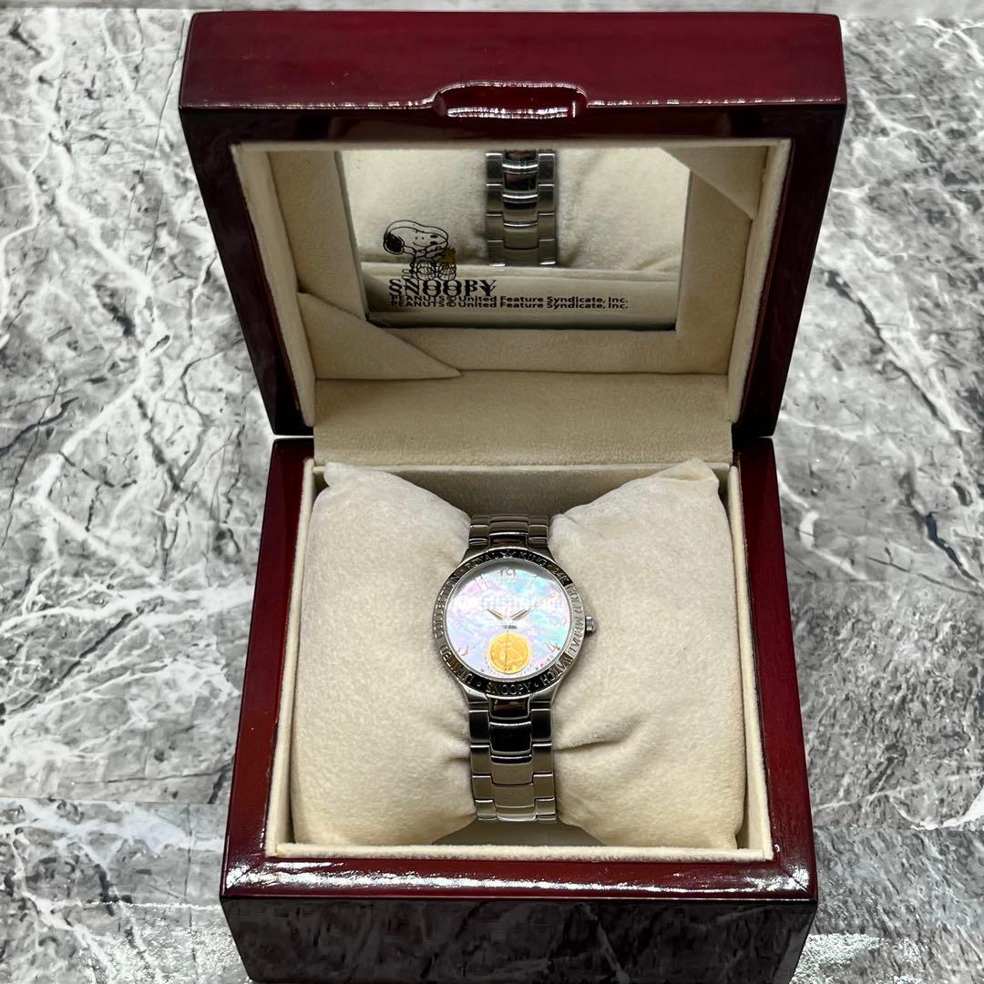 入手困難✨ 極美品 スヌーピー 腕時計 24K ゴールド メダル 純金 限定