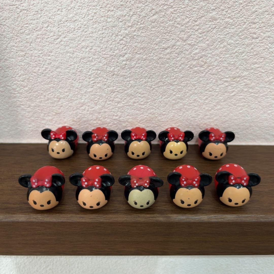 10個 】ツムツム バスボール 赤 ミニー×10 ディズニー マスコット