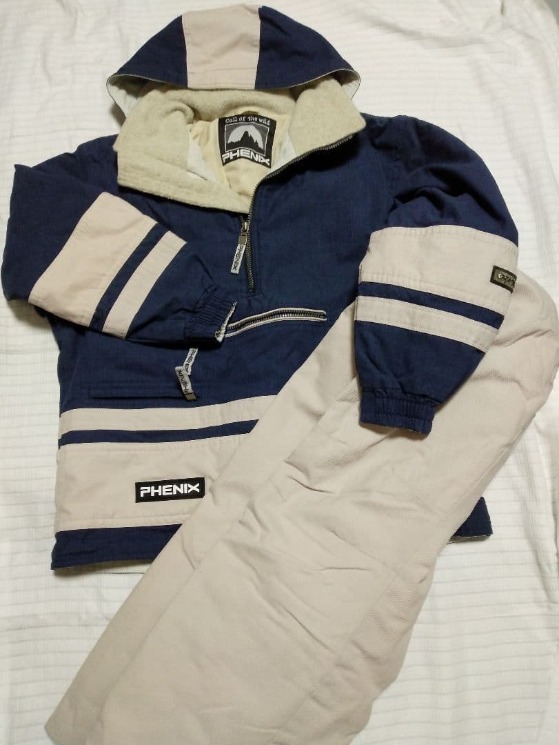 PHENIX 　ウエア フード付き ネイビー/ベージュ MENS】Arch Jacket アーチジャケット / LEGACY / スキーウェア /phenix
