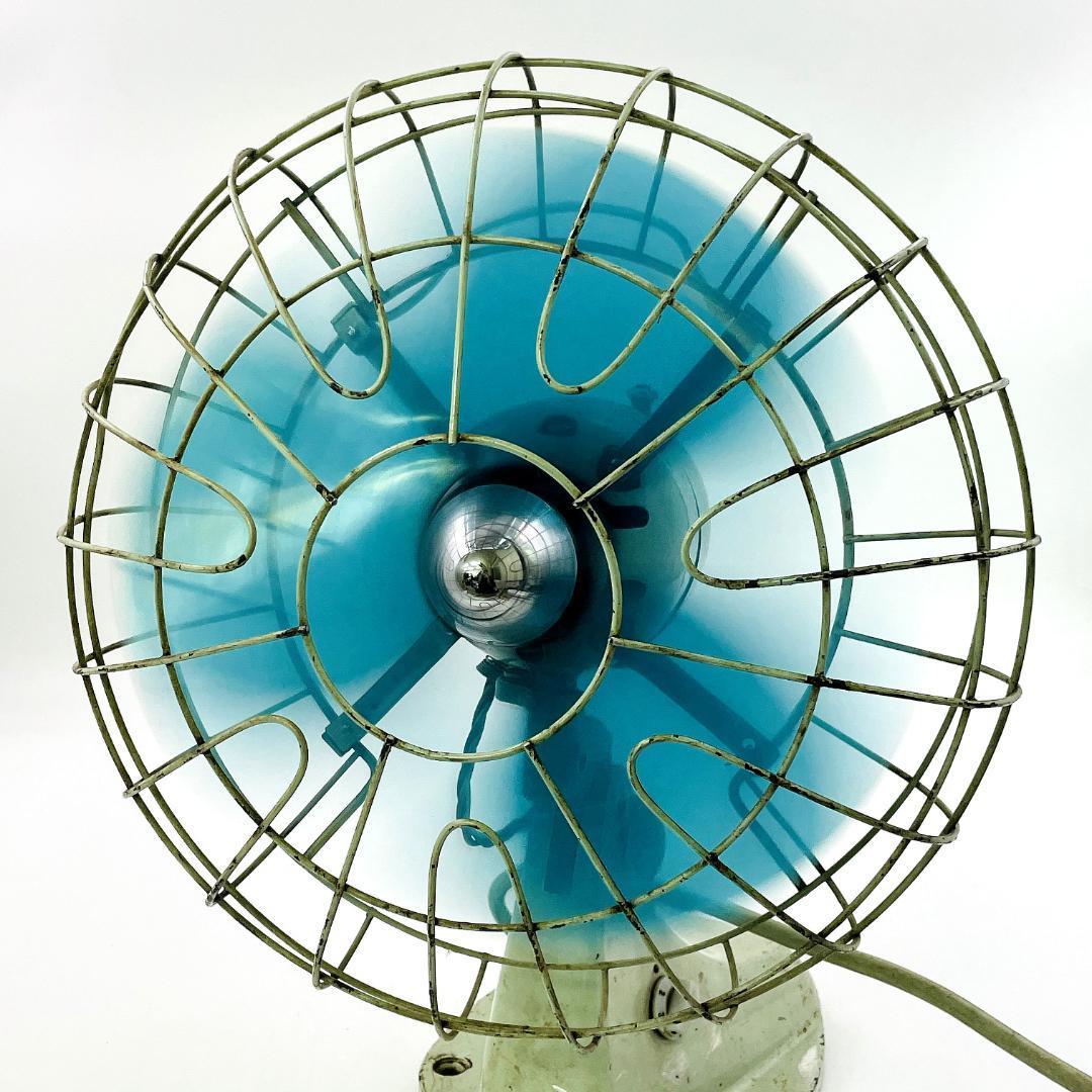 動作品】希少 三菱 鉄製ケージ 昭和レトロ 扇風機 アンティーク R8SD57